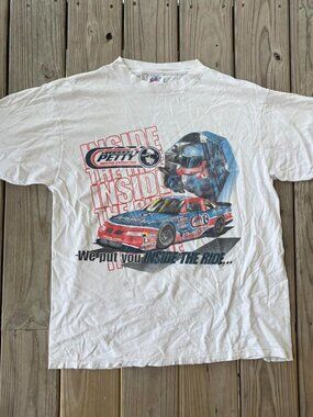 Vintage Richard Petty Nascar Racing Tee Shirt Graphic XL